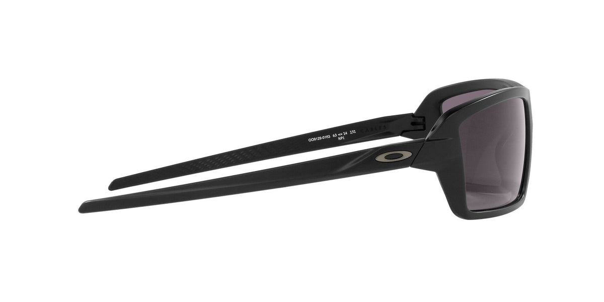 Oakley Cables 0OO9129 912901 63 Matte Black / Prizm Grey 63 / Plastic / Plastic