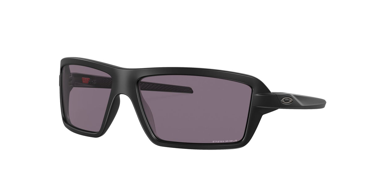 Oakley Cables 0OO9129 912901 63 Matte Black / Prizm Grey 63 / Plastic / Plastic