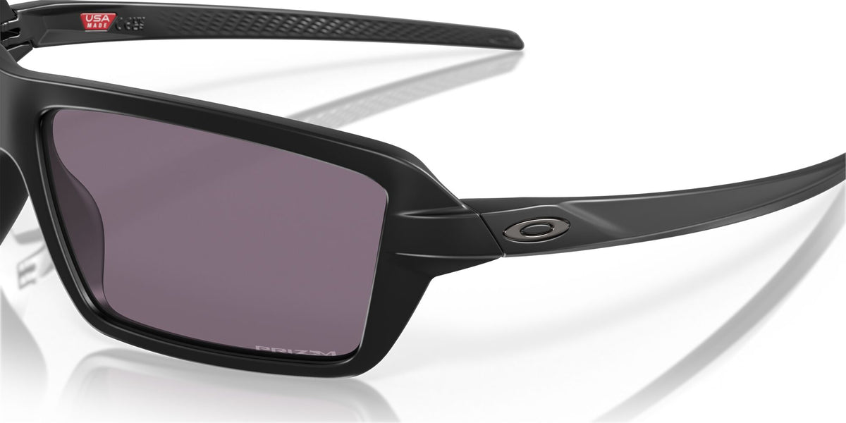 Oakley Cables 0OO9129 912901 63 Matte Black / Prizm Grey 63 / Plastic / Plastic