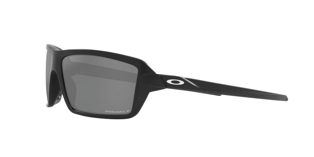 Oakley Cables 0OO9129 912902 63 Matte Black / Prizm Black Polarized 63 / Plastic / Plastic
