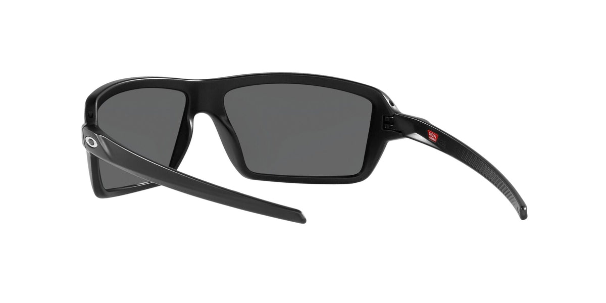 Oakley Cables 0OO9129 912902 63 Matte Black / Prizm Black Polarized 63 / Plastic / Plastic