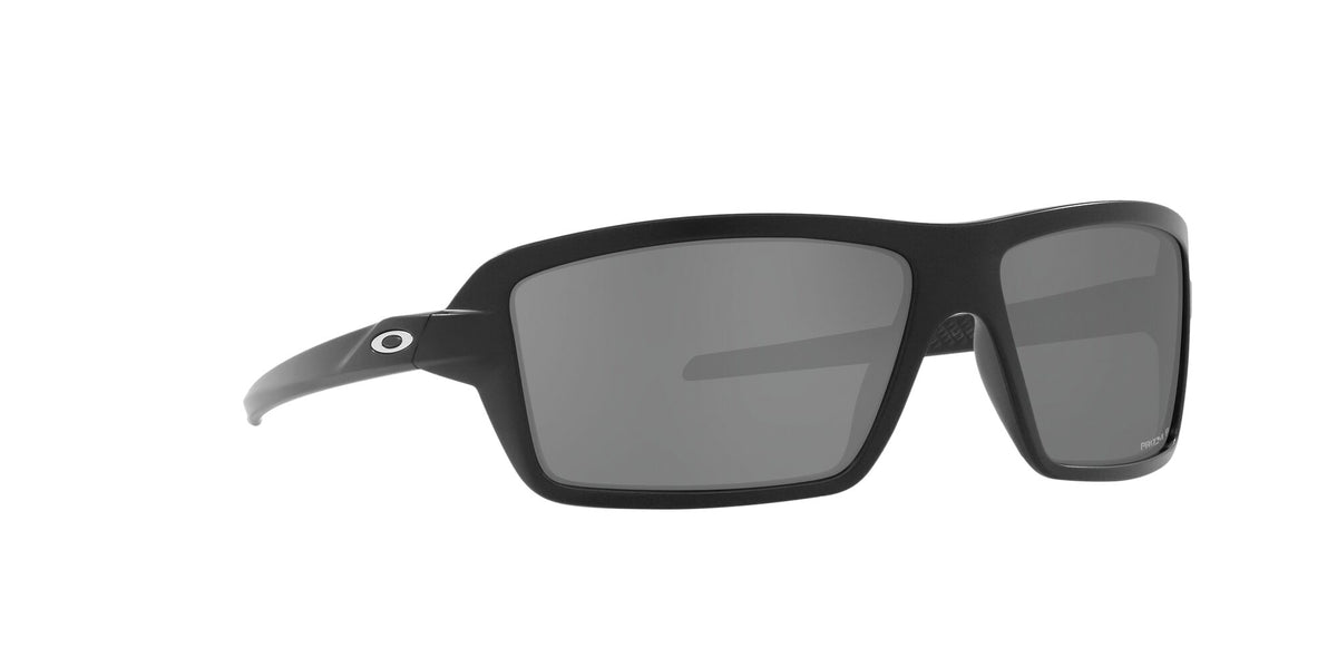 Oakley Cables 0OO9129 912902 63 Matte Black / Prizm Black Polarized 63 / Plastic / Plastic