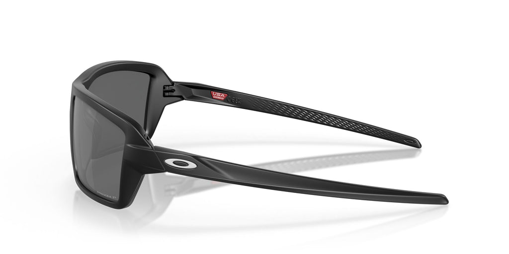 Oakley Cables 0OO9129 912902 63 Matte Black / Prizm Black Polarized 63 / Plastic / Plastic