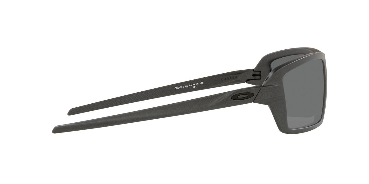 OO 9129 Oakley Cables Steel / Prizm Black 63 63 / Plastic / Plastic