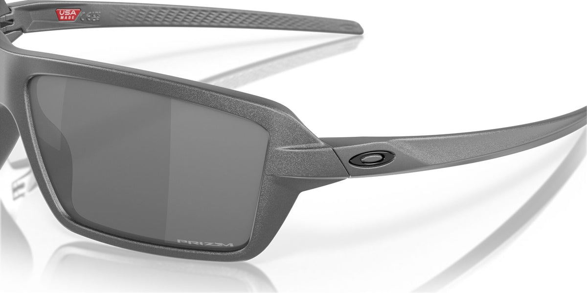 OO 9129 Oakley Cables Steel / Prizm Black 63 63 / Plastic / Plastic