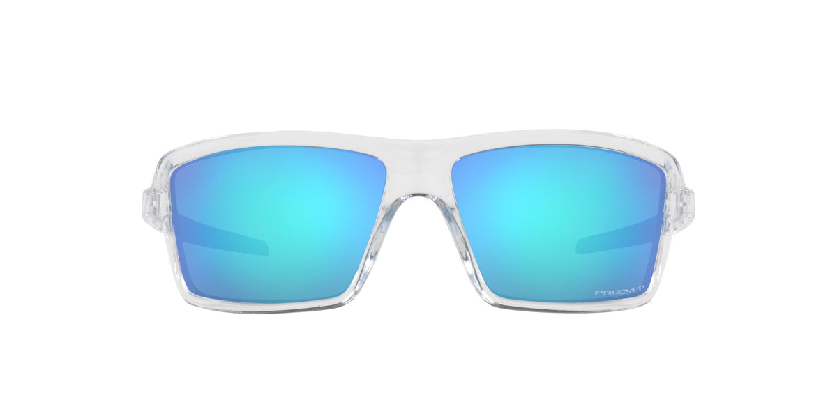 Oakley Cables 0OO9129 912905 63 Polished Clear / Prizm Sapphire Polarized 63 / Plastic / Plastic