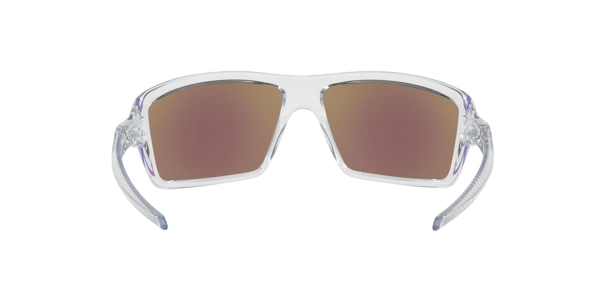Oakley Cables 0OO9129 912905 63 Polished Clear / Prizm Sapphire Polarized 63 / Plastic / Plastic