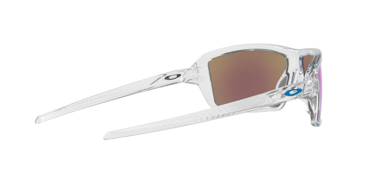 Oakley Cables 0OO9129 912905 63 Polished Clear / Prizm Sapphire Polarized 63 / Plastic / Plastic