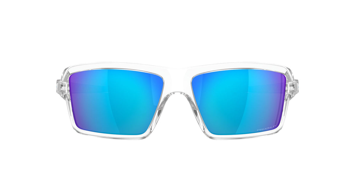 Oakley Cables 0OO9129 912905 63 Polished Clear / Prizm Sapphire Polarized 63 / Plastic / Plastic