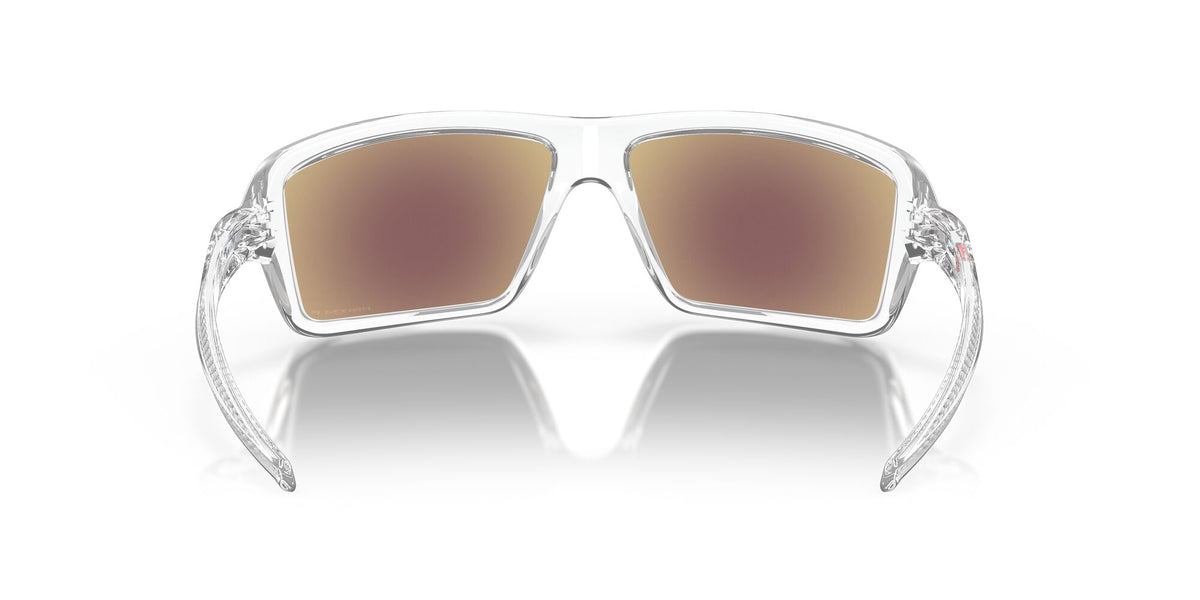 Oakley Cables 0OO9129 912905 63 Polished Clear / Prizm Sapphire Polarized 63 / Plastic / Plastic