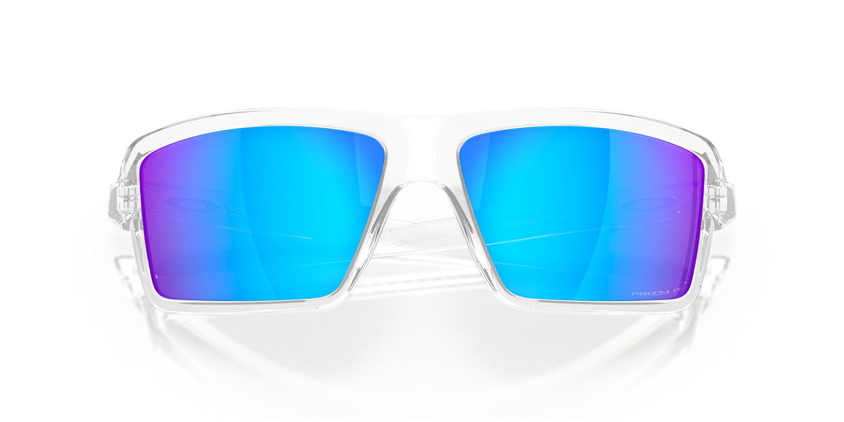 Oakley Cables 0OO9129 912905 63 Polished Clear / Prizm Sapphire Polarized 63 / Plastic / Plastic