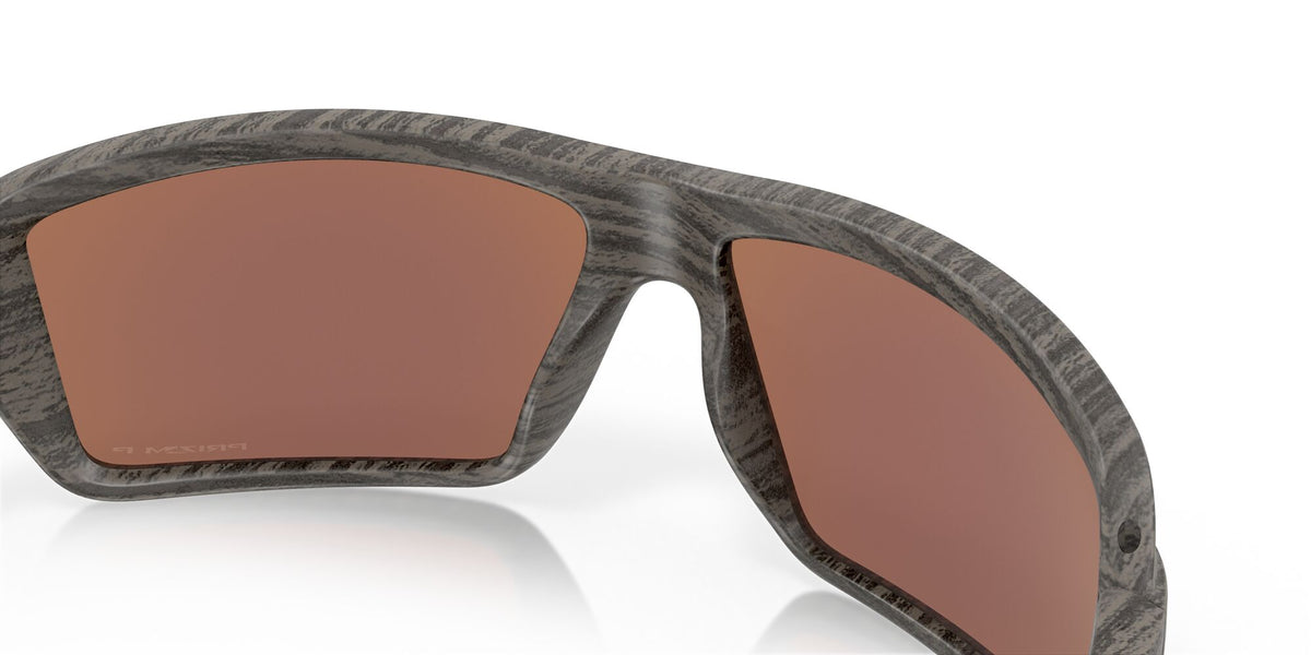 Oakley Cables 0OO9129 912906 63 Woodgrain / Prizm Deep Water Polarized 63 / Plastic / Plastic