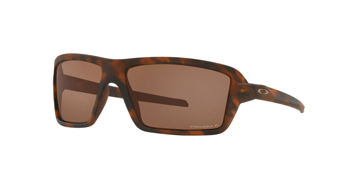 OO 9129 Oakley Cables Brown Tortoise / Prizm Tungsten Polarised 63 63 / Plastic / Plastic