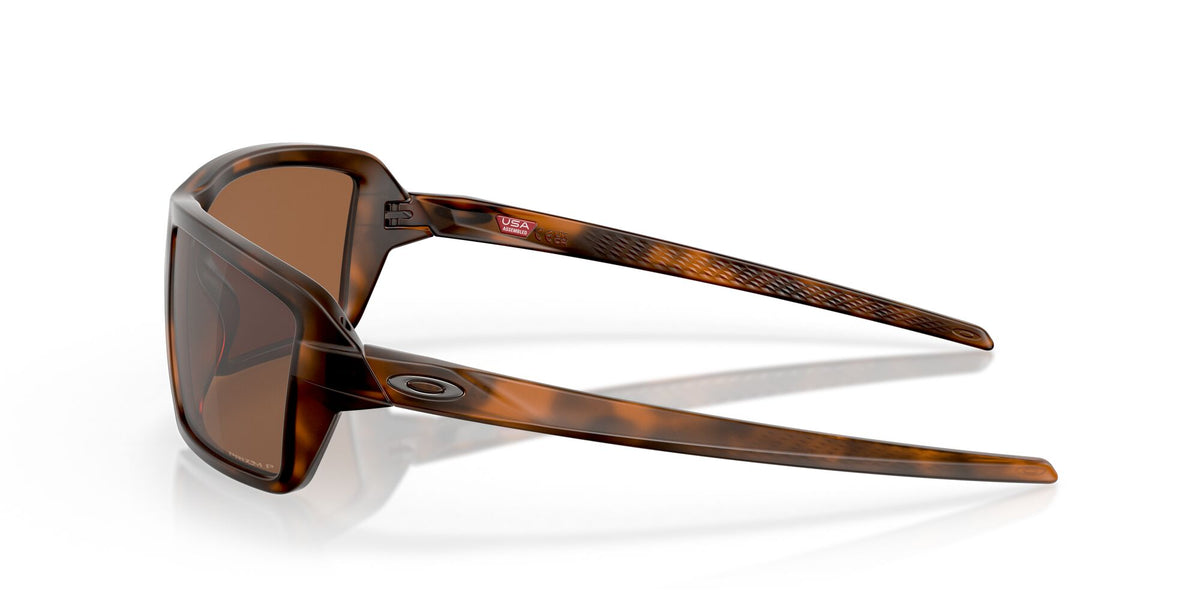 OO 9129 Oakley Cables Brown Tortoise / Prizm Tungsten Polarised 63 63 / Plastic / Plastic