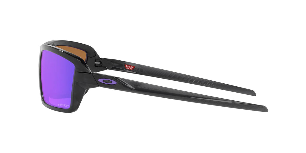 OO 9129 Oakley Cables Black Ink / Prizm Violet 63 63 / Plastic / Plastic