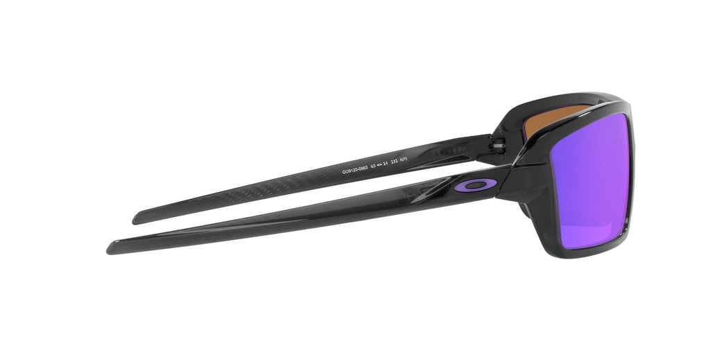 OO 9129 Oakley Cables Black Ink / Prizm Violet 63 63 / Plastic / Plastic