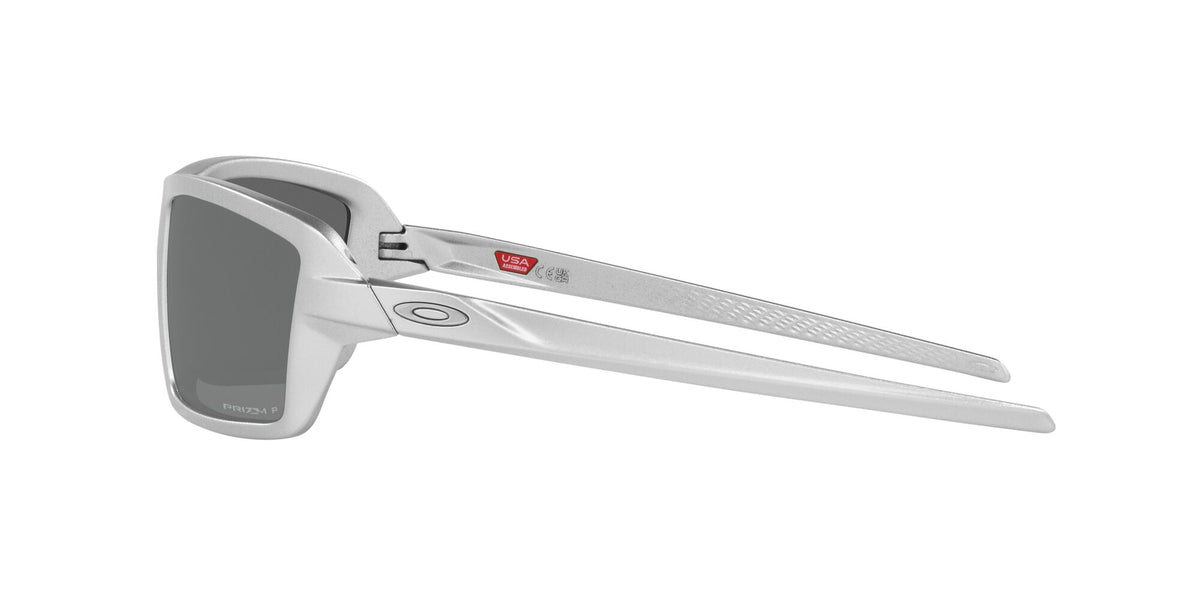 OO 9129 Oakley Cables X-Silver / Prizm Black Polarised 63 63 / Plastic / Plastic