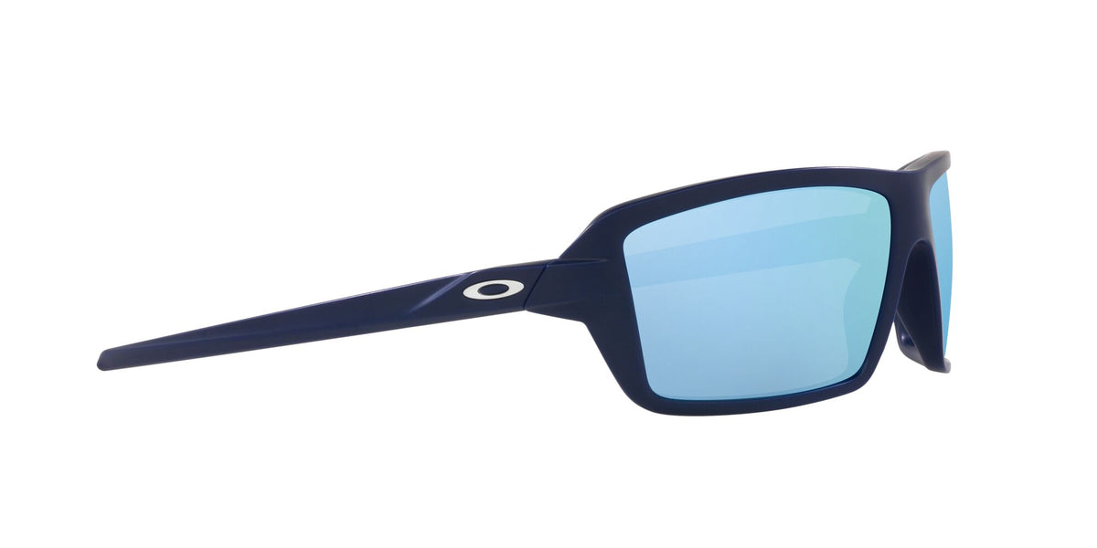 Oakley Cables 0OO9129 912913 63 Matte Navy / Prizm Deep Water Polarized 63 / Plastic / Plastic