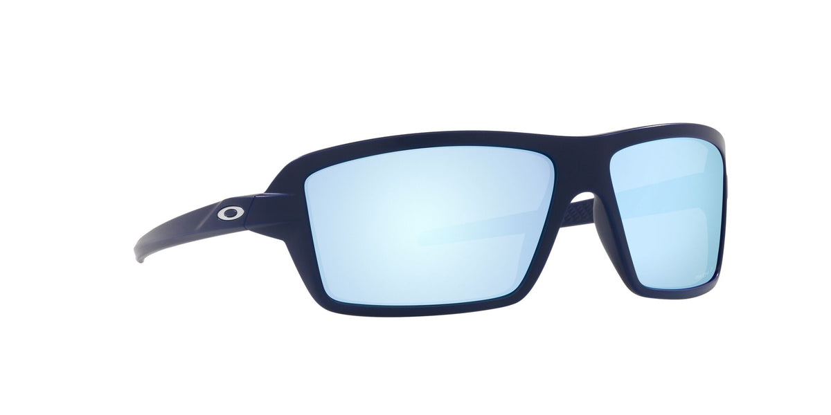 Oakley Cables 0OO9129 912913 63 Matte Navy / Prizm Deep Water Polarized 63 / Plastic / Plastic