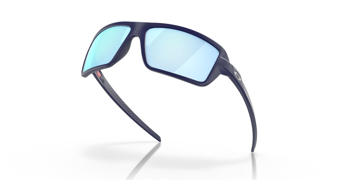 Oakley Cables 0OO9129 912913 63 Matte Navy / Prizm Deep Water Polarized 63 / Plastic / Plastic