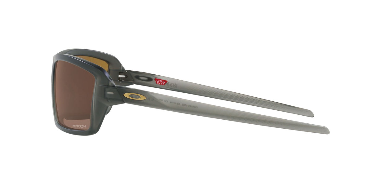 Oakley Cables 0OO9129 912915 63 Matte Grey Smoke / Prizm Tungsten 63 / Polycarbonate / O_matter / Injected