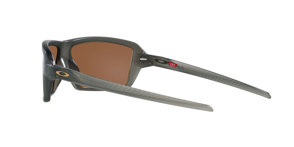 Oakley Cables 0OO9129 912915 63 Matte Grey Smoke / Prizm Tungsten 63 / Polycarbonate / O_matter / Injected