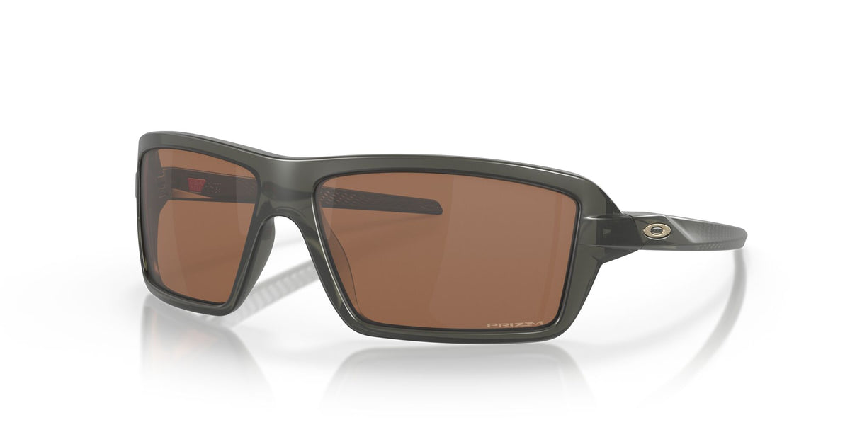 Oakley Cables 0OO9129 912915 63 Matte Grey Smoke / Prizm Tungsten 63 / Polycarbonate / O_matter / Injected
