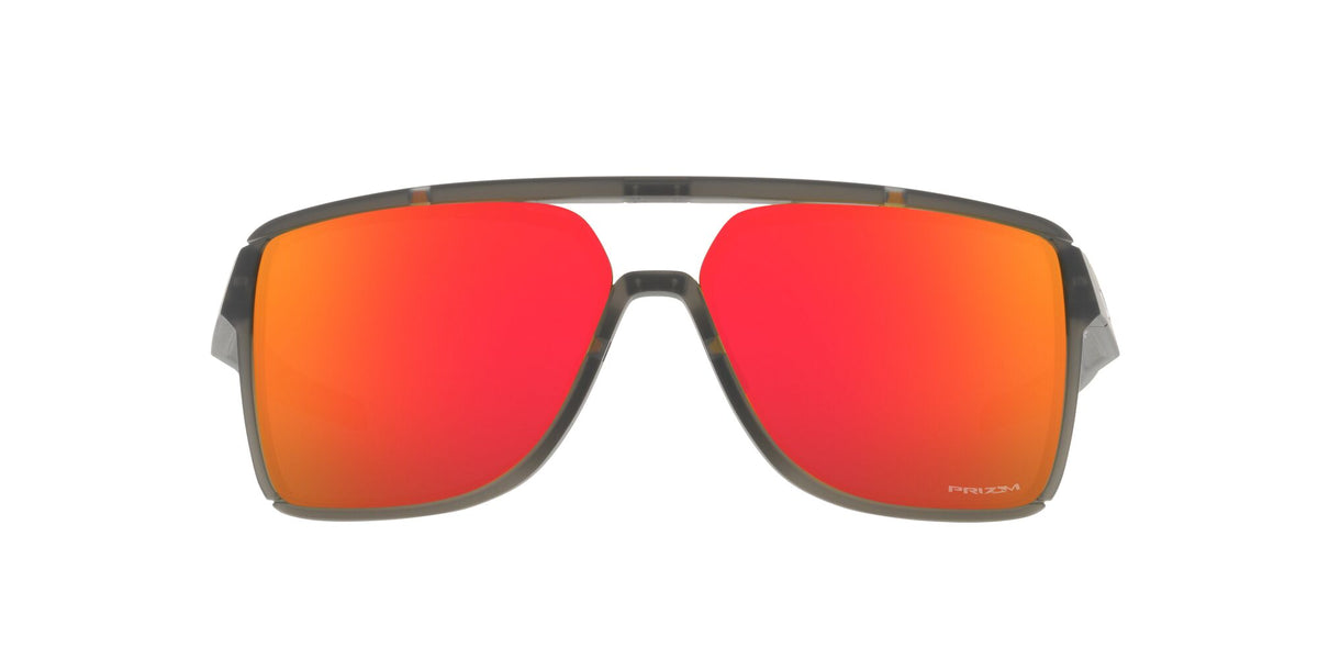 Oakley Castel 0OO9147 914705 63 Matte Grey Smoke / Prizm Ruby 63 / Plastic / Plastic