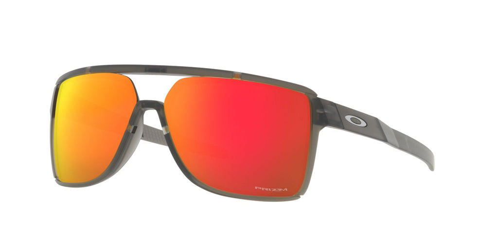 Oakley Castel 0OO9147 914705 63 Matte Grey Smoke / Prizm Ruby 63 / Plastic / Plastic