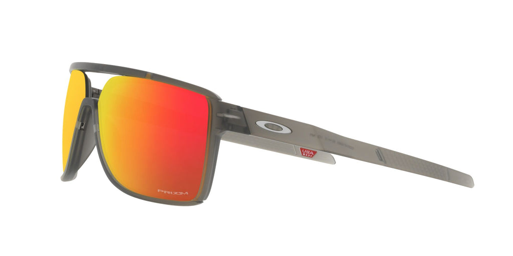 Oakley Castel 0OO9147 914705 63 Matte Grey Smoke / Prizm Ruby 63 / Plastic / Plastic