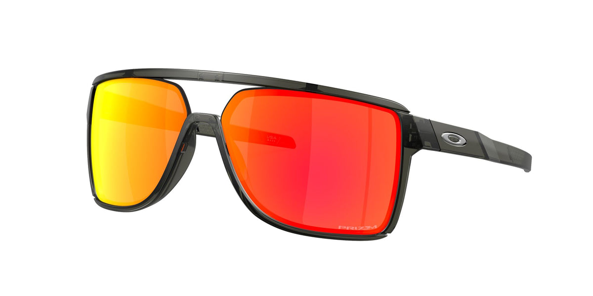 Oakley Castel 0OO9147 914705 63 Matte Grey Smoke / Prizm Ruby 63 / Plastic / Plastic