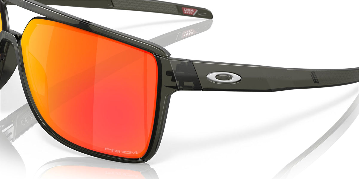 Oakley Castel 0OO9147 914705 63 Matte Grey Smoke / Prizm Ruby 63 / Plastic / Plastic