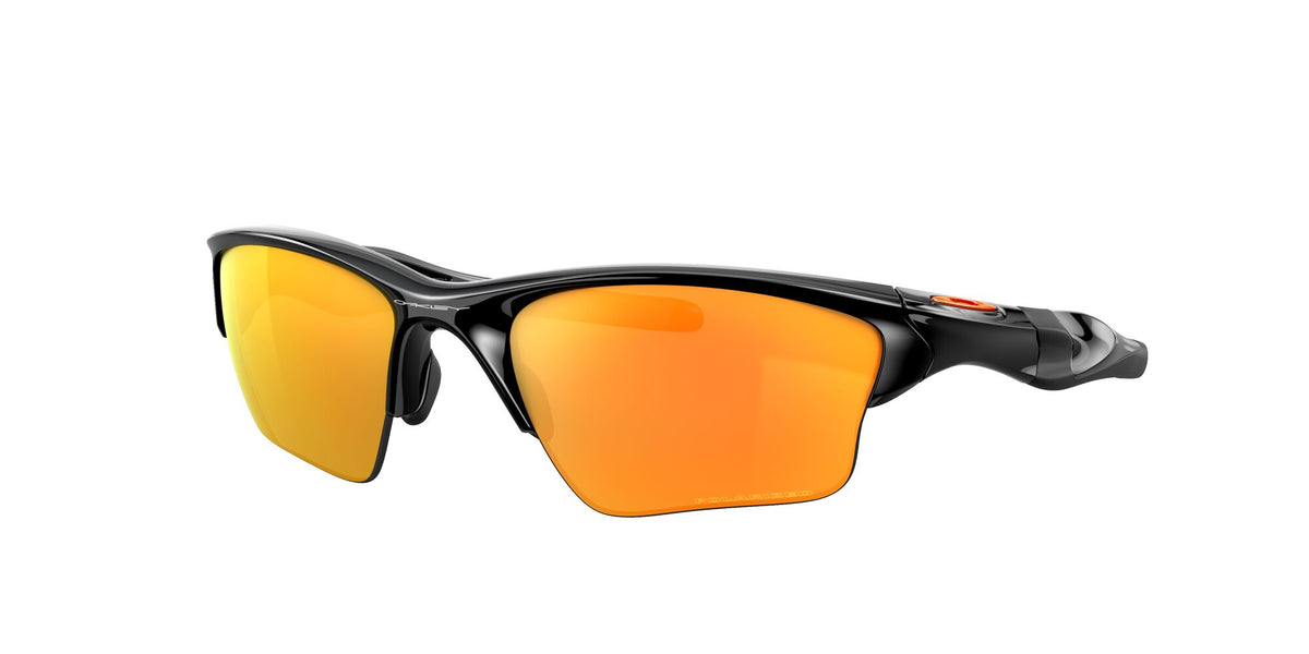 Oakley Half Jacket 2.0 Xl 0OO9154 915416 62 Polished Black / Fire Iridium Polarized 62 / Polycarbonate / O_matter / Molded