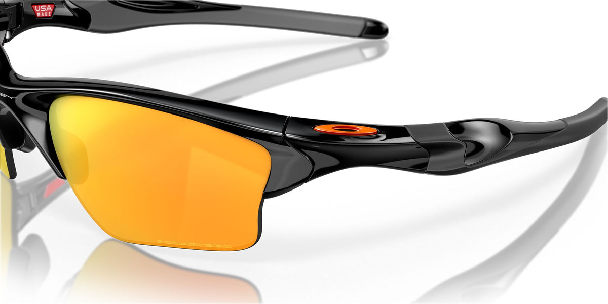 Oakley Half Jacket 2.0 Xl 0OO9154 915416 62 Polished Black / Fire Iridium Polarized 62 / Polycarbonate / O_matter / Molded