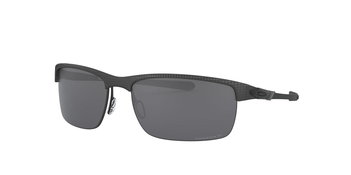 OO 9174 Oakley Carbon Blade Matte Carbon Fiber / Prizm Black Polarised 66 66 / Plastic / Metal