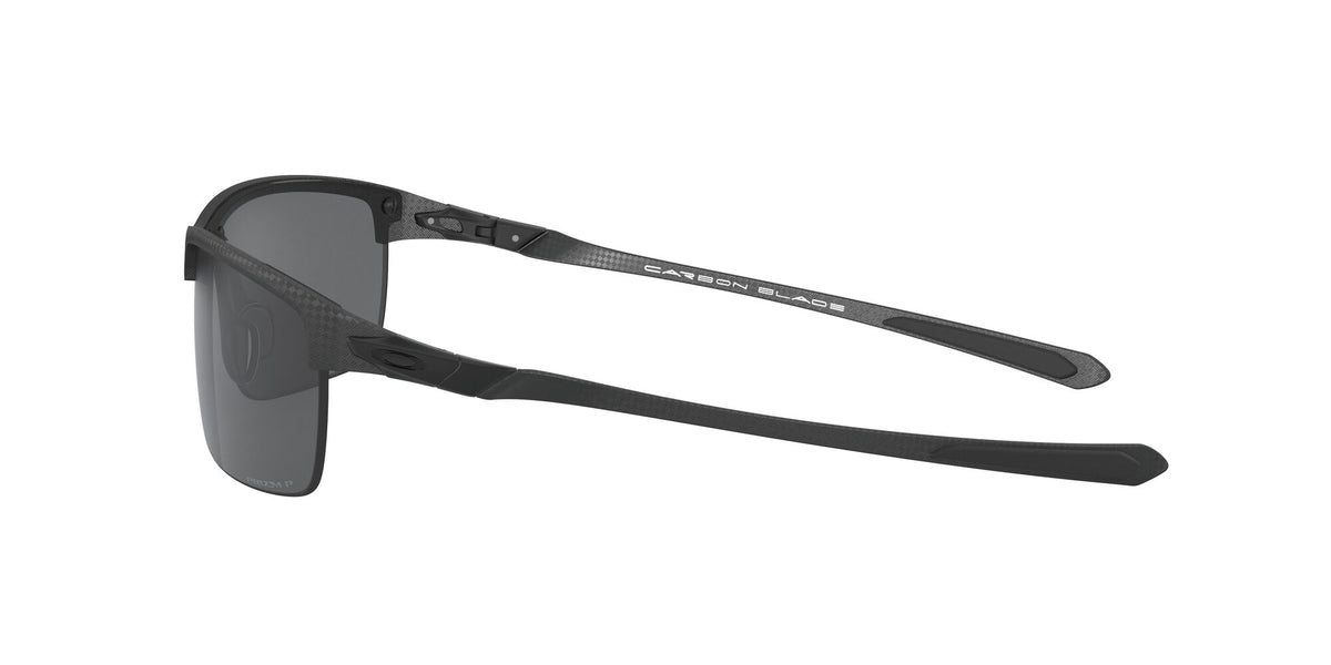 OO 9174 Oakley Carbon Blade Matte Carbon Fiber / Prizm Black Polarised 66 66 / Plastic / Metal