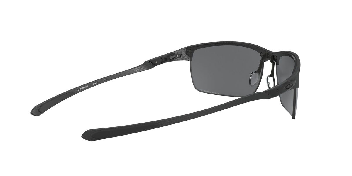 OO 9174 Oakley Carbon Blade Matte Carbon Fiber / Prizm Black Polarised 66 66 / Plastic / Metal