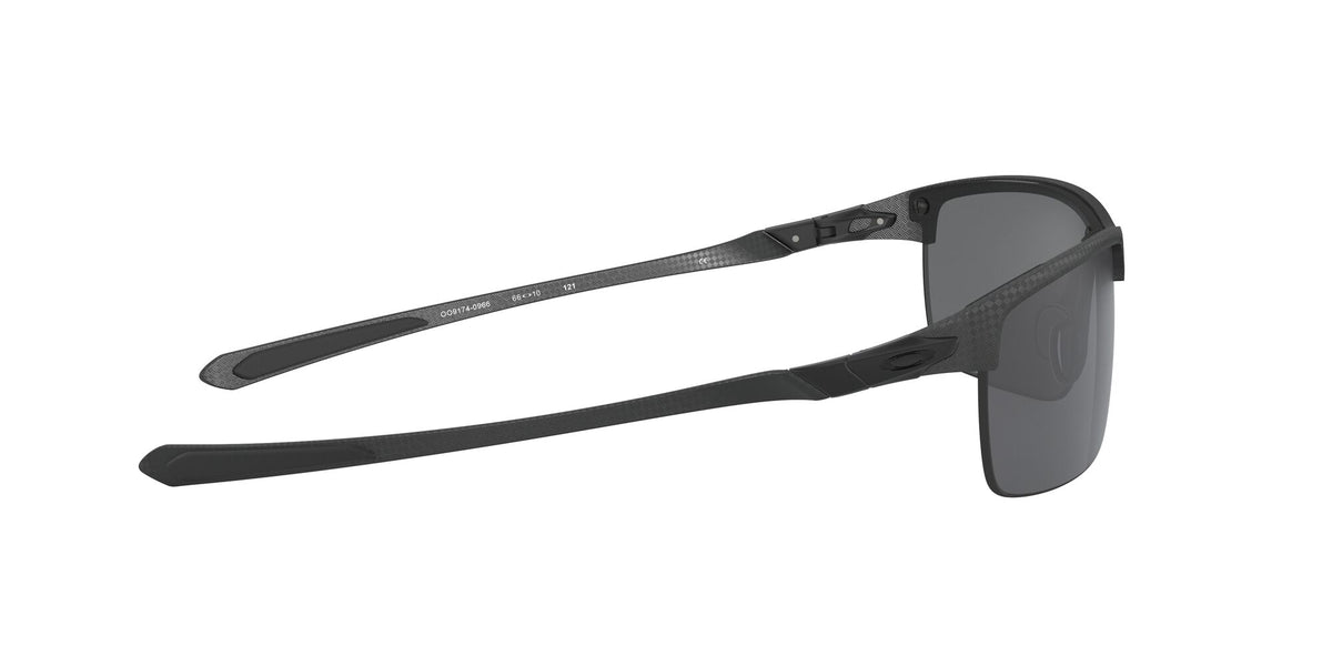OO 9174 Oakley Carbon Blade Matte Carbon Fiber / Prizm Black Polarised 66 66 / Plastic / Metal