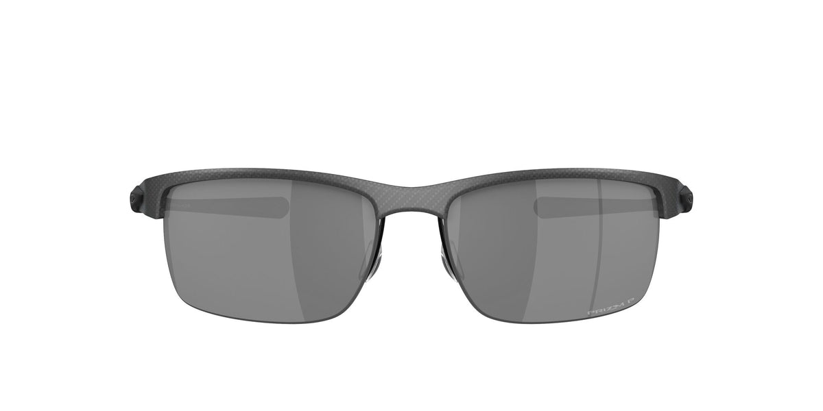 OO 9174 Oakley Carbon Blade Matte Carbon Fiber / Prizm Black Polarised 66 66 / Plastic / Metal