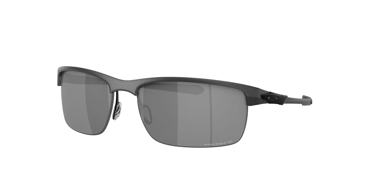 OO 9174 Oakley Carbon Blade Matte Carbon Fiber / Prizm Black Polarised 66 66 / Plastic / Metal