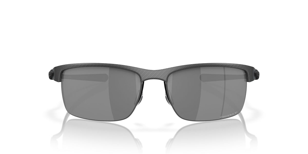 OO 9174 Oakley Carbon Blade Matte Carbon Fiber / Prizm Black Polarised 66 66 / Plastic / Metal