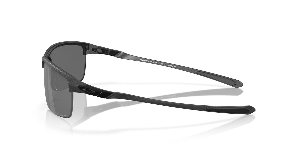 OO 9174 Oakley Carbon Blade Matte Carbon Fiber / Prizm Black Polarised 66 66 / Plastic / Metal