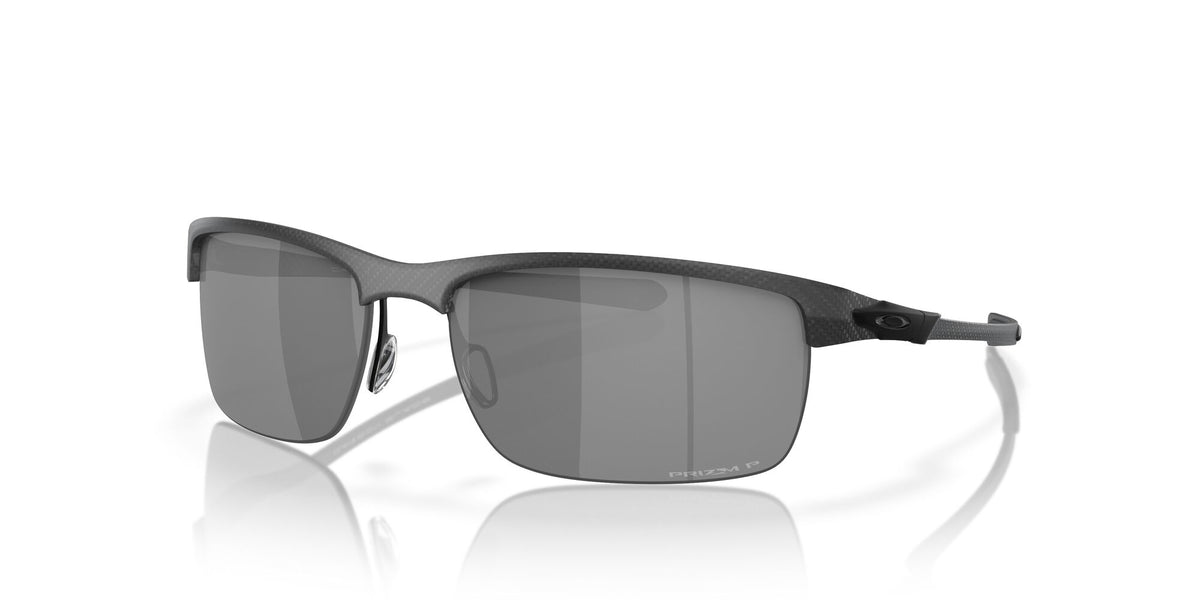OO 9174 Oakley Carbon Blade Matte Carbon Fiber / Prizm Black Polarised 66 66 / Plastic / Metal