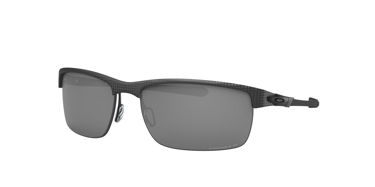 OO 9174 Oakley Carbon Blade Matte Carbon Fiber / Prizm Black Polarised 66 66 / Plastic / Metal