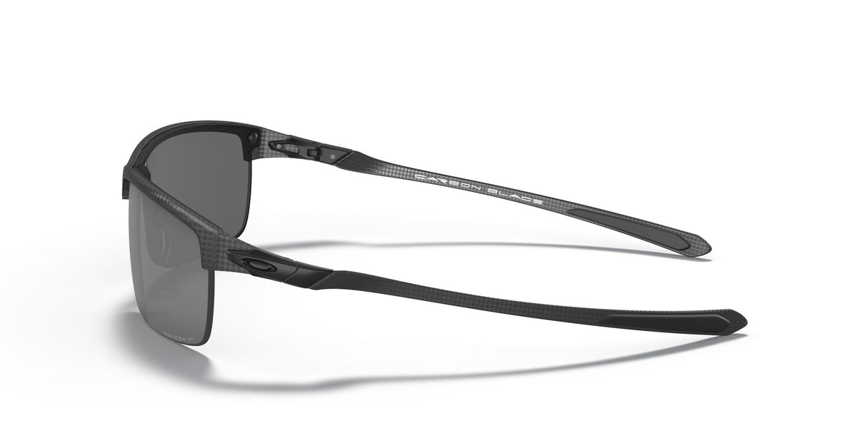 OO 9174 Oakley Carbon Blade Matte Carbon Fiber / Prizm Black Polarised 66 66 / Plastic / Metal