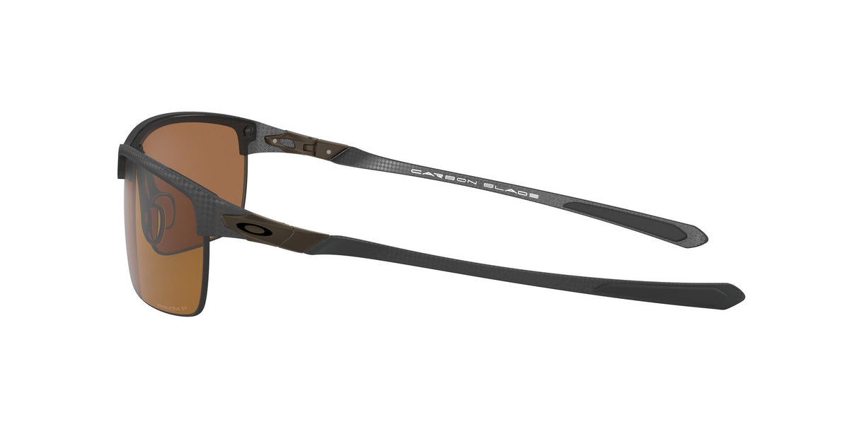 OO 9174 Oakley Carbon Blade Matte Carbon Fiber / Prizm Tungsten Polarised 66 66 / Plastic / Metal