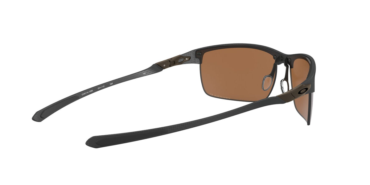 OO 9174 Oakley Carbon Blade Matte Carbon Fiber / Prizm Tungsten Polarised 66 66 / Plastic / Metal
