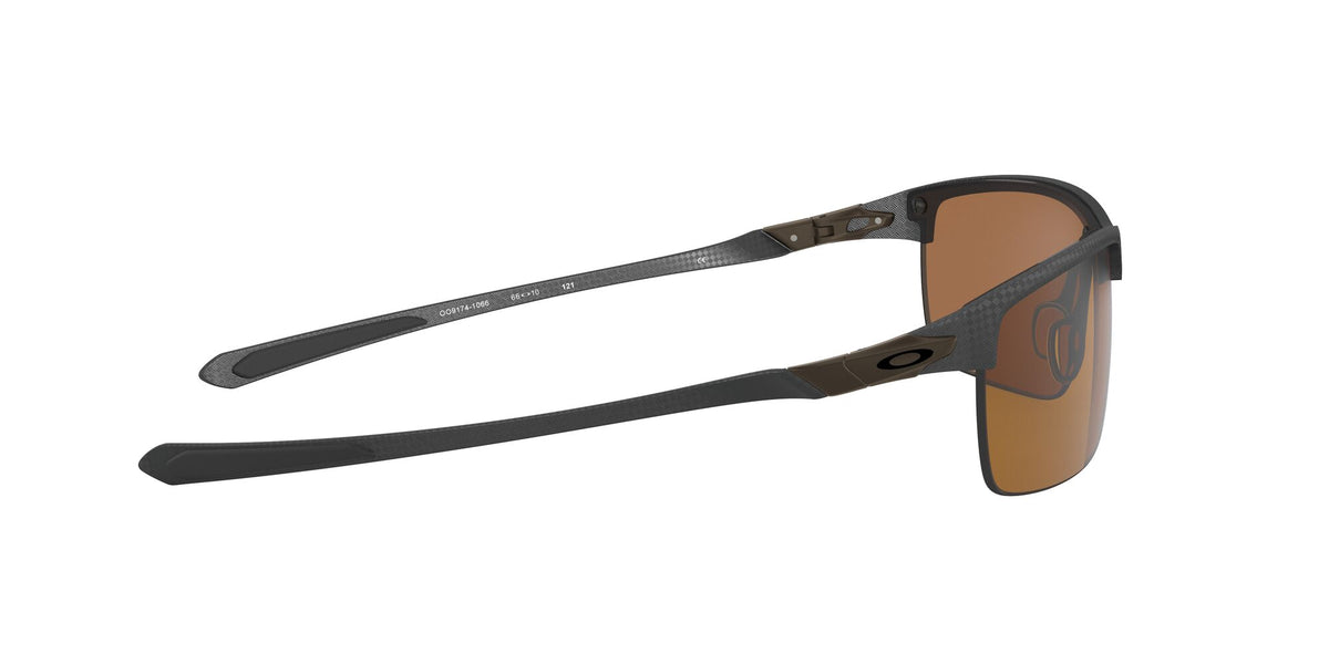 OO 9174 Oakley Carbon Blade Matte Carbon Fiber / Prizm Tungsten Polarised 66 66 / Plastic / Metal