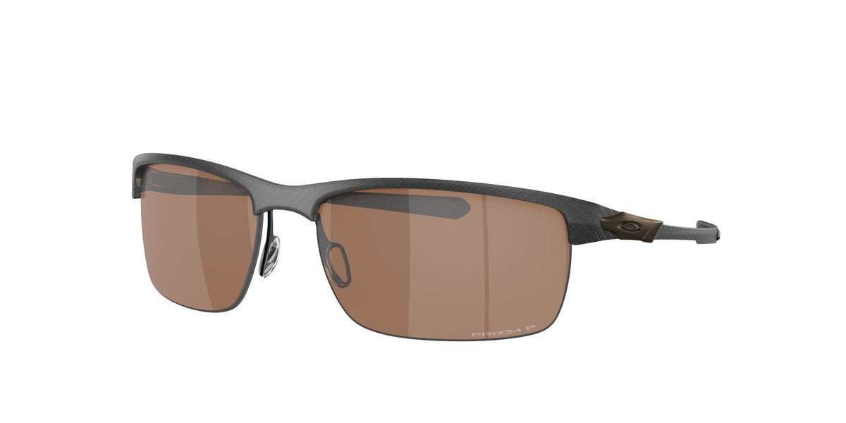 OO 9174 Oakley Carbon Blade Matte Carbon Fiber / Prizm Tungsten Polarised 66 66 / Plastic / Metal
