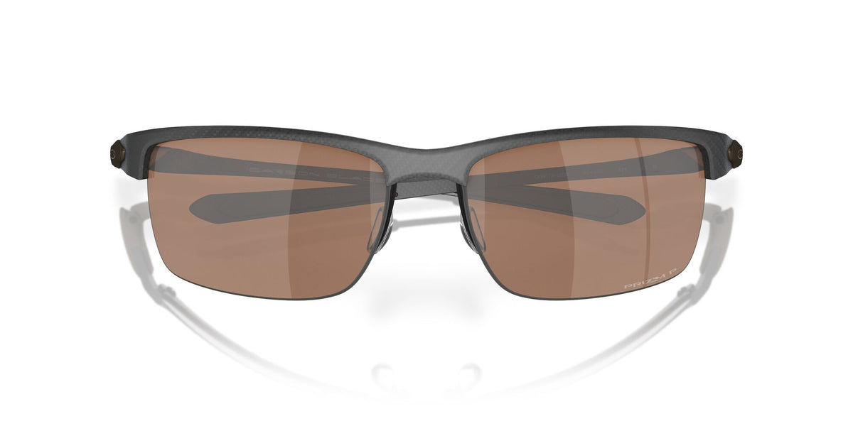 OO 9174 Oakley Carbon Blade Matte Carbon Fiber / Prizm Tungsten Polarised 66 66 / Plastic / Metal